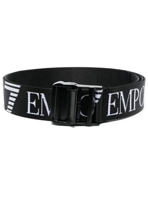 canvas armani belt